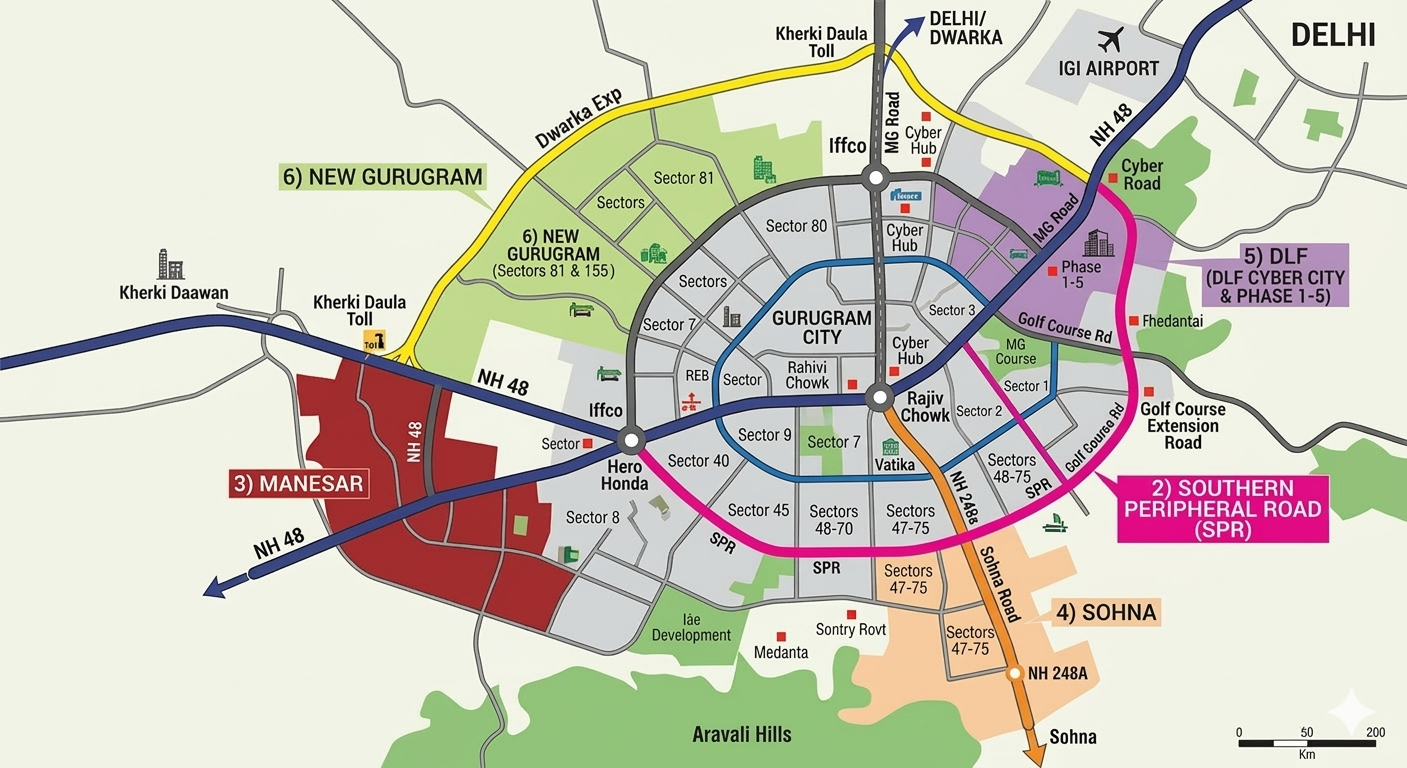 Gurugram Real Estate Investment Strategy Map - MaxReach Global